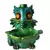 Incensário Cascata Dragão Baby Verde 12cm