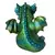 Incensário Cascata Dragão Baby Verde 12cm na internet
