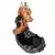 Incensário Cascata Dragão com Esfera 19cm - Laranja - comprar online