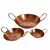 Trio de Tachos em Cobre (P) - 4,5cm, 6cm, 7,5cm