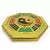 Baguá Feng Shui Dourado 17cm - Yin Yang - comprar online