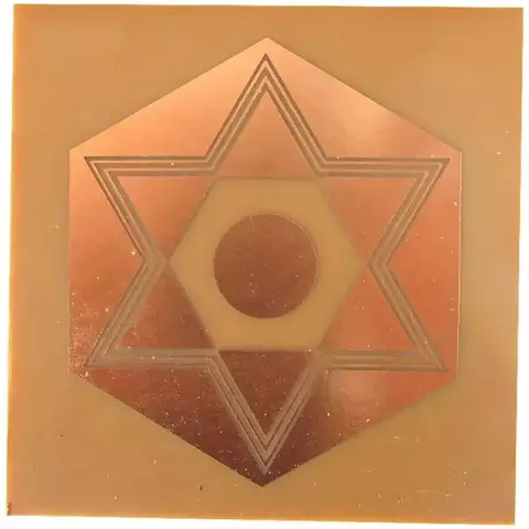 Gráfico em Placa de Fenolite com Cobre 14cm - 042 Programador Físico