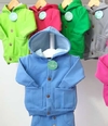 Campera Algodon Frizada con capucha