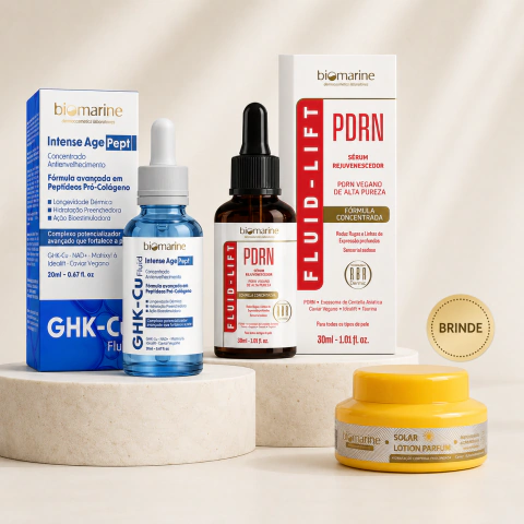 Combo Anti-Idade Inverno Biomarine — Intense Age GHK-Cu + PDRN Fluid Lift