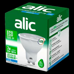 LAMP.ALIC ‘ECO LED’ DICRO Gu10 7w L.DIA - ferreteria lo de kiko