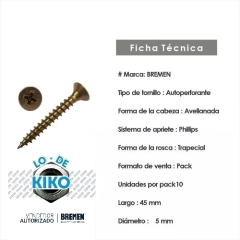 Tarugo Con Tope Fischer Sa 8 Y Tornillo Fix 5 X 45 Mm Bolsa Por 10 Unidades en internet