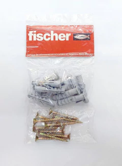 Tarugo Con Tope Fischer Sa 8 Y Tornillo Fix 5 X 45 Mm Bolsa Por 10 Unidades - comprar online