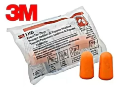 Tapón Protector Auditivo Oidos 3m 1100 2 Pares