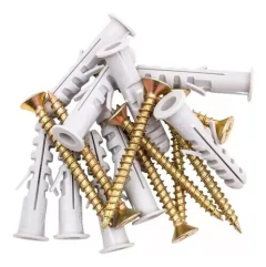 Tarugo Con Tope Fischer Sa 8 Y Tornillo Fix 5 X 45 Mm Bolsa Por 10 Unidades