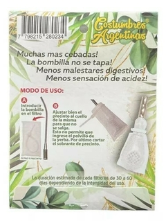 Filtros Para Bombilla Mate Filtros Blisters en internet