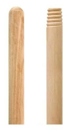Cabo Palo De Escoba Escobillón Madera 1,20mts Con Rosca - comprar online