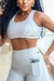 Conjunto ESSENTIAL - canelado poliamida - IMP PRAIA & FITNESS