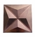 Placa 3D Triangulo CUPPER