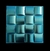 Placa 3D CUADRADOS CHAMELEON LIGH - comprar online