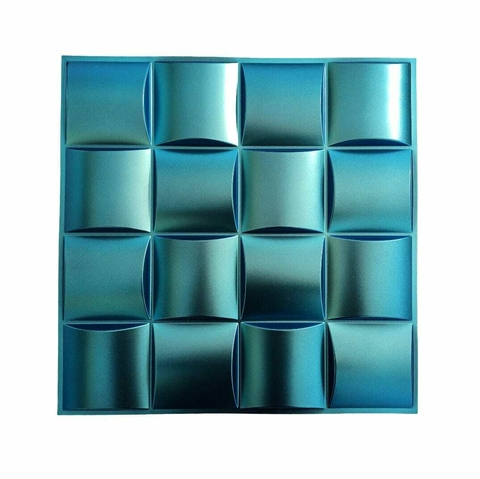 Placa 3D CUADRADOS CHAMELEON LIGH