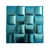 Placa 3D CUADRADOS CHAMELEON LIGH