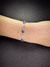 Pulseira de prata olho grego e infinito