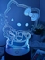 Luminária LED Acrílico Espelhado Hello Kitty na internet