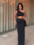 Vestido Um Ombro Preto Zuri - comprar online