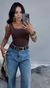 Body Alças Marrom Stella - Leticia Assunção