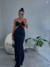 Vestido Longo Recortes Preto - loja online