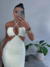 Vestido Longo Recortes Preto - Leticia Assunção