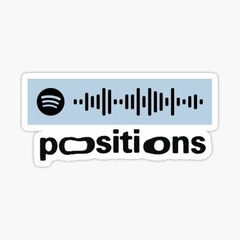 Sticker positions