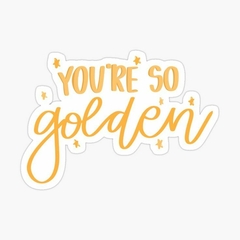 Sticker golden