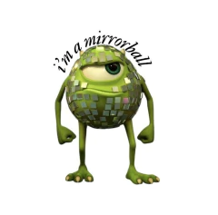 Sticker mirrorball