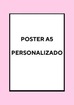 Poster personalizado a5