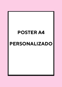 Poster personalizado a4