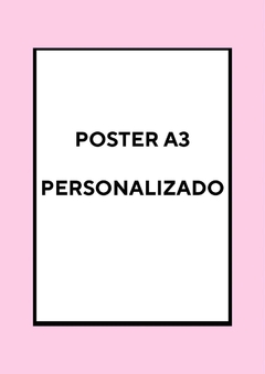 Poster personalizado a3