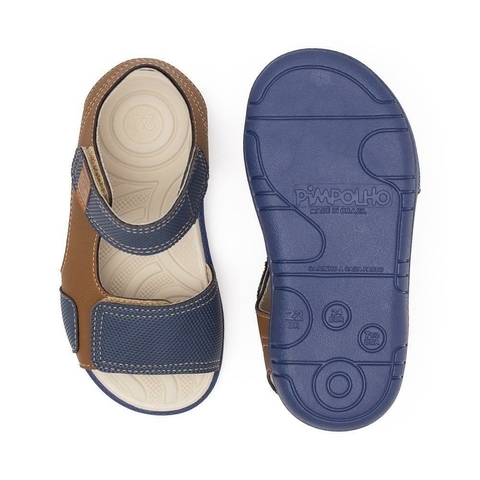 Sandália Marrom e Azul - comprar online