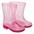 Galocha Transparente Rosa - comprar online
