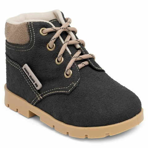 Bota preta com cadarço - comprar online