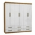 Guarda Roupa Dallas Casal 6 Portas 6 Gavetas c/ Pés Carioca
