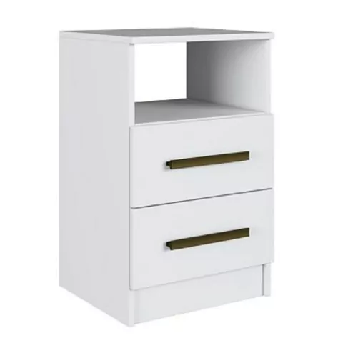 Mesa de Cabeceira Londres c/ 2 Gavetas - comprar online