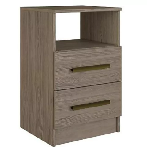 Mesa de Cabeceira Londres c/ 2 Gavetas - Sheila Eletros