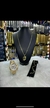 kit de aço banhado 18k