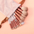 Conjunto de Pincéis para Maquiagem Kit com 13 Unidades + Bolsa