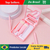 Imagem do Mini Espelho Portátil Com 5 Pcs Pincéis De Maquiagem Rosa Dobrável