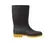 BOTA PVC PRETA / AMARELO S/F CANO MEDIO N.43 - GRENDENE