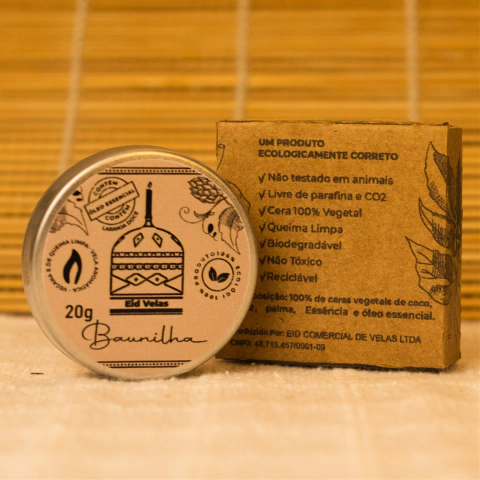 Vela Baunilha 20g