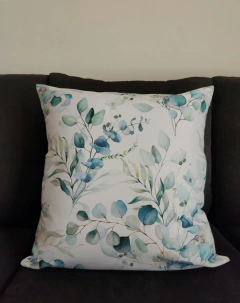 Almohadon Hojas Esmeralda 50x50