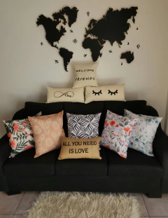 Almohadon Hojas Esmeralda 50x50 en internet