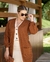 Cardigan Tricot Fang com Bolso