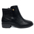 Modare Bota Bico Redondo C/ Zíper Preto