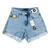Mormaii Shorts Puído Jeans Claro