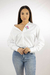Camisa Branca com Bordado um Lado Só - comprar online