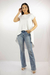 Blusa Seda Branca Mullet